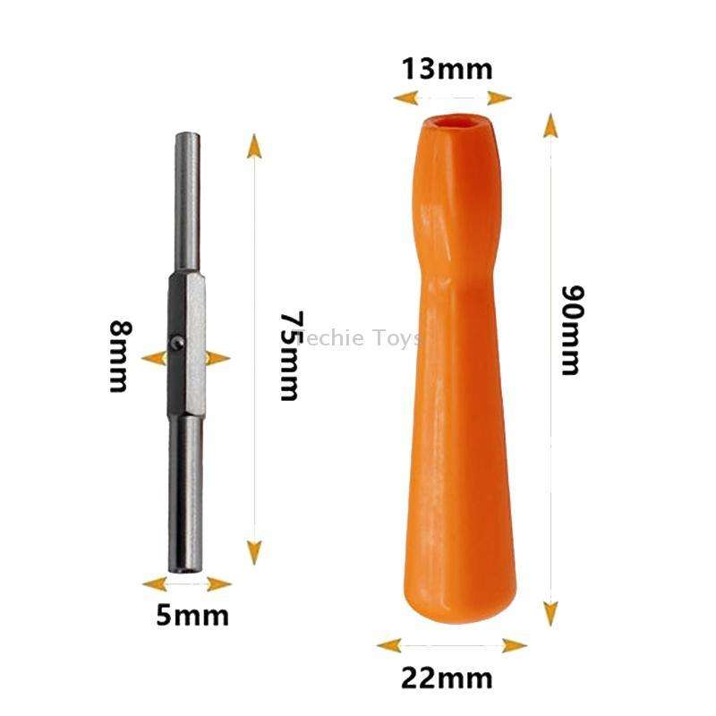 3.8mm/4.5mm 2 In 1 For GBA/NGC/N64/SFC/Wii Game Console Disassembly Tool Screwdriver Socket