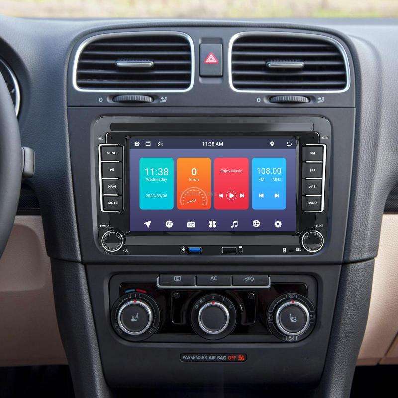 For Volkswagen/Skoda 1+32G Player Large Screen Carplay Android Navigation Reversing Camera Integrate