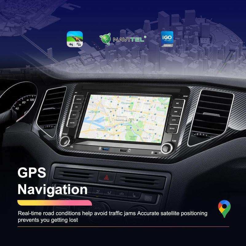 For Volkswagen/Skoda 1+32G Player Large Screen Carplay Android Navigation Reversing Camera Integrate