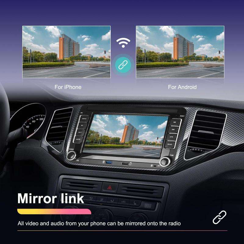 For Volkswagen/Skoda 1+32G Player Large Screen Carplay Android Navigation Reversing Camera Integrate