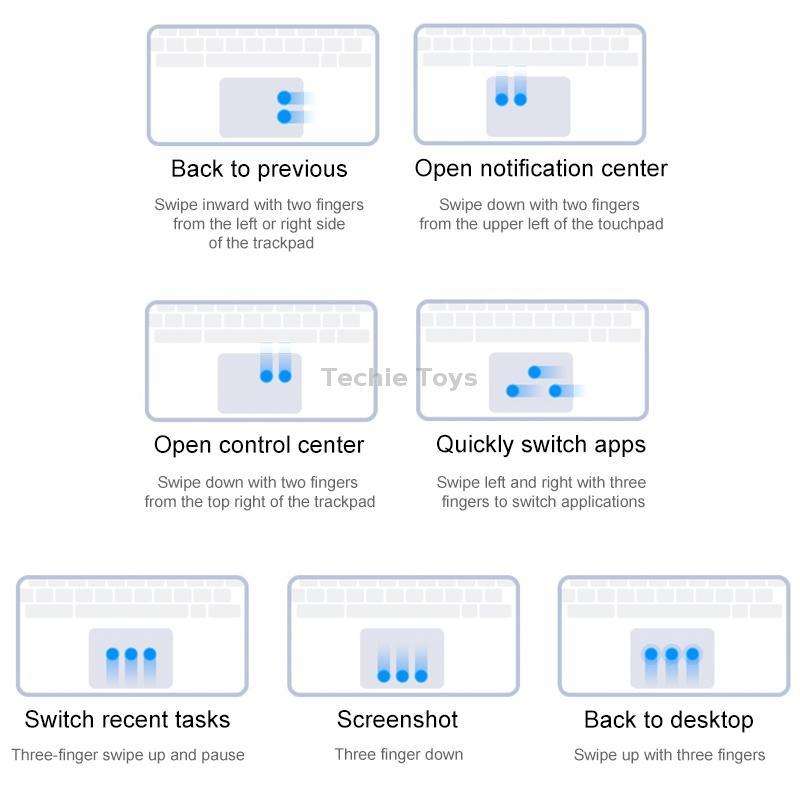 Original For Xiaomi Pad 6 / 6 Pro Intelligent Touch Pad Keyboard (White)