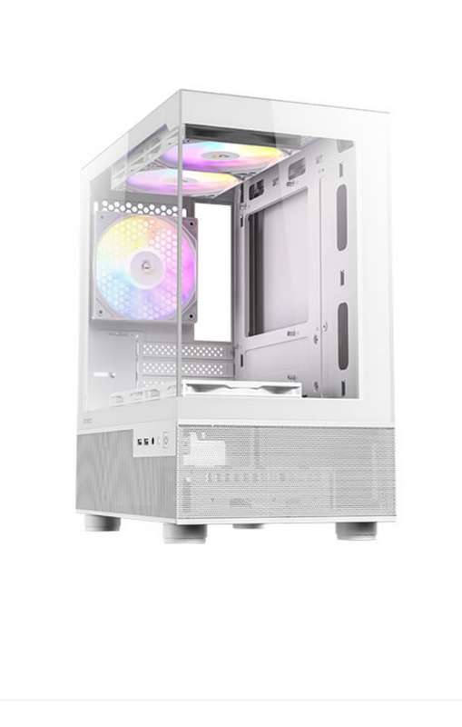 Antec CX200M Elite Micro-ATX | ITX RGB Mini-Tower Gaming Chassis  White