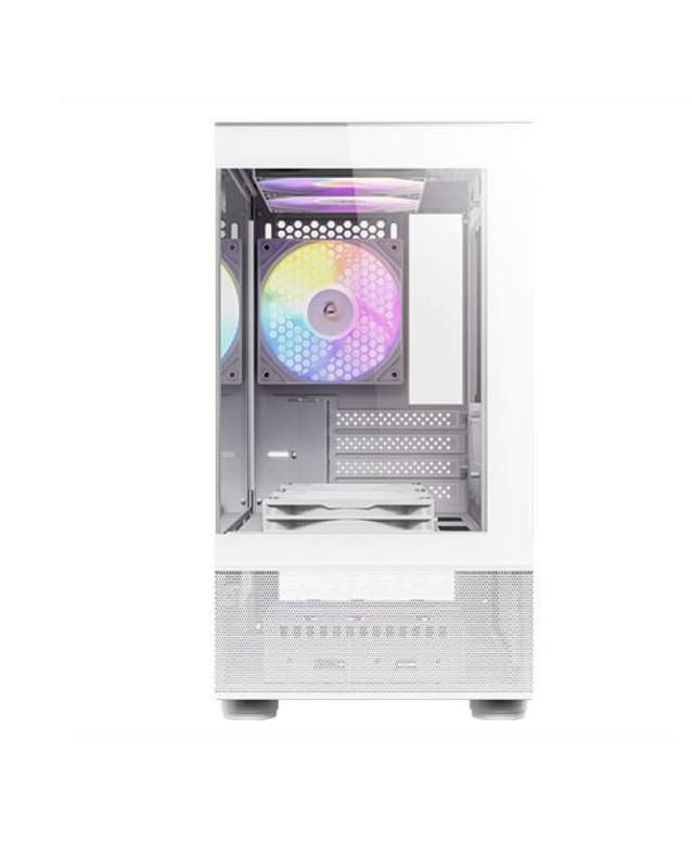 Antec CX200M Elite Micro-ATX | ITX RGB Mini-Tower Gaming Chassis  White