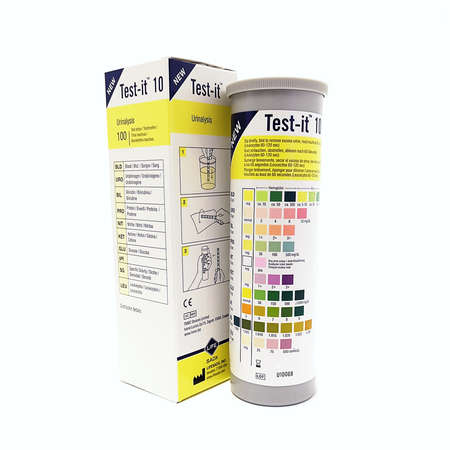 Complete 10-Parameter Urinalysis Test Strips  100 Count