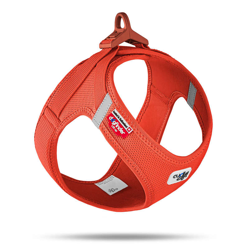 Curli-Clasp Sun Orange Air-Mesh Vest Harness
