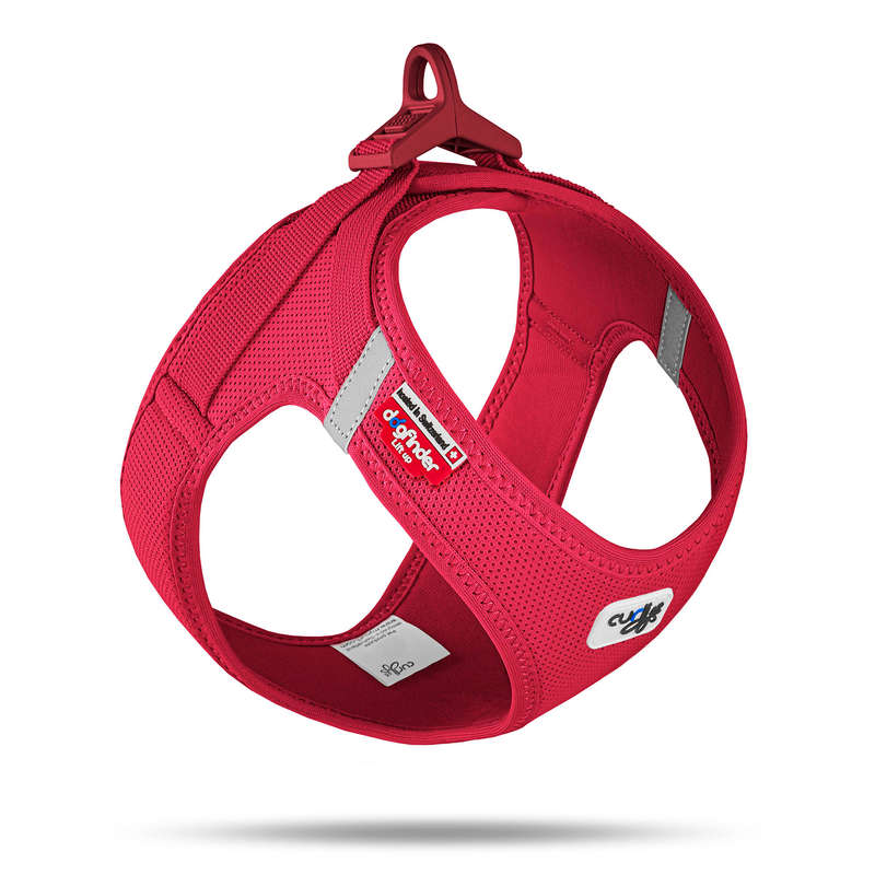 Curli Red Comfort Vest - Air-Mesh for Small Dogs