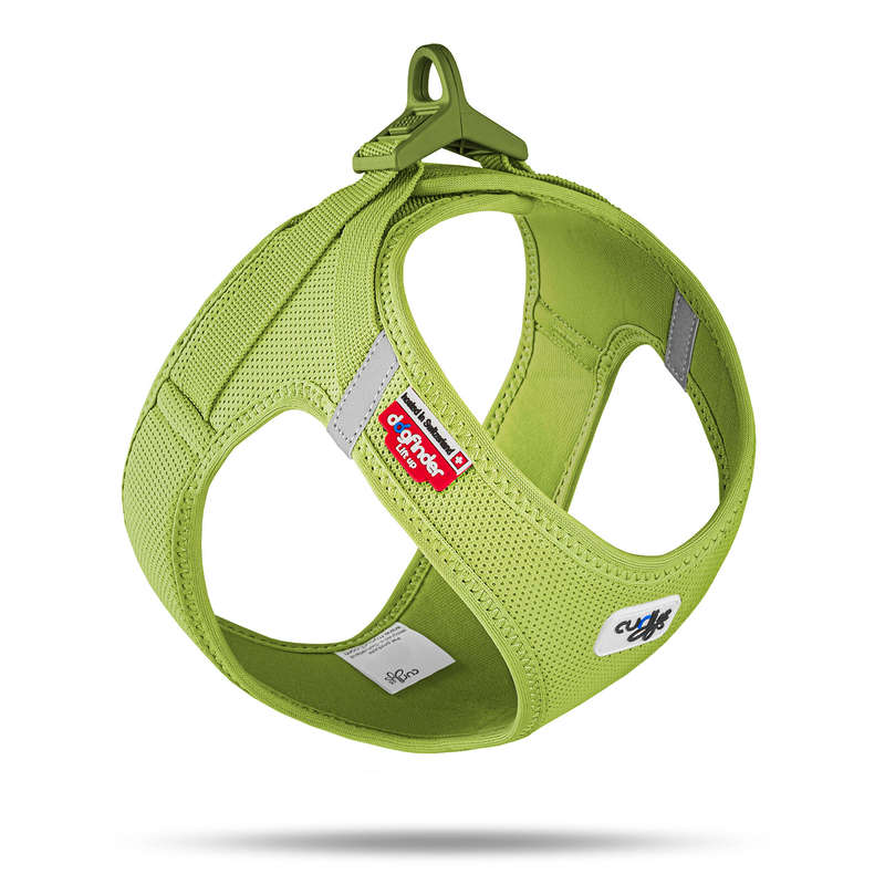 Curli Lime Comfort Vest - Air-Mesh for Small Dogs