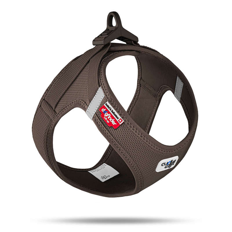 Curli Brown Comfort Vest - Air-Mesh for Small Dogs