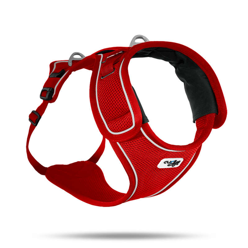 Curli Belka Overhead Harness - Red for Large Dogs