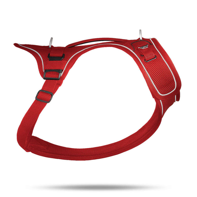 Curli Belka Overhead Harness - Red for Large Dogs