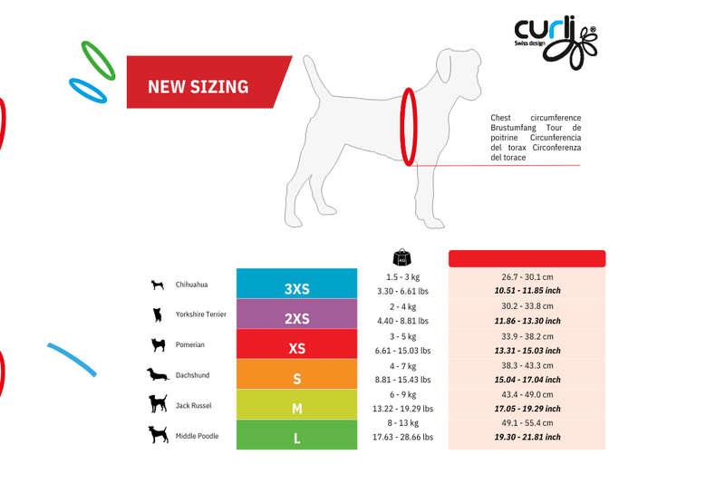 Curli Ruby Clasp Harness - Air-Mesh for Small Dogs