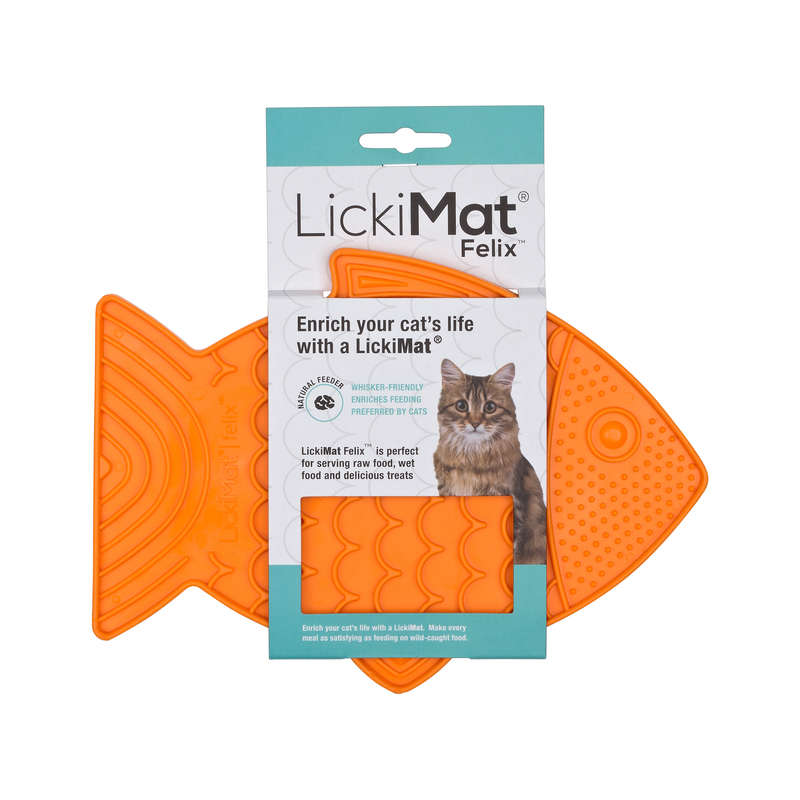 LickiMat Felix for Cats - Interactive Feeding Mat (12-Pack)