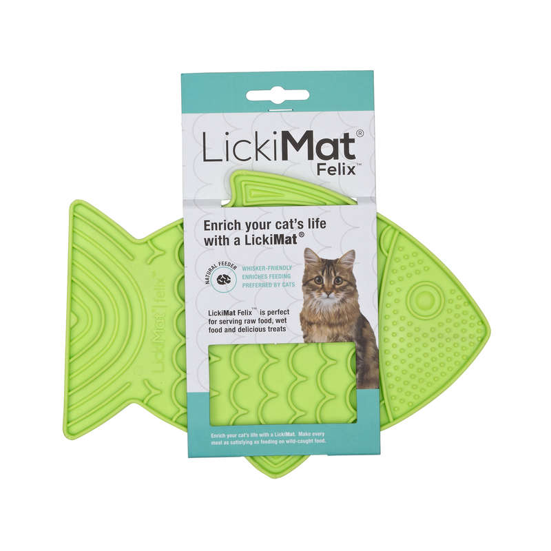LickiMat Felix for Cats - Interactive Feeding Mat (12-Pack)