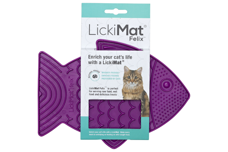 LickiMat Felix for Cats - Interactive Feeding Mat (12-Pack)