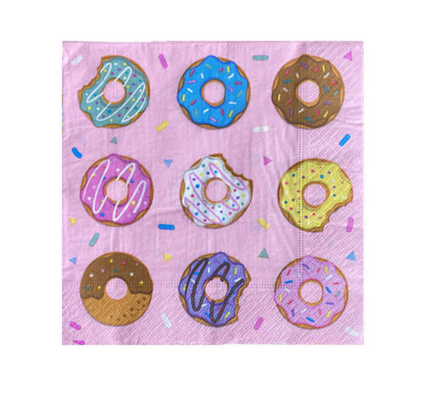 Donut Napkins (20 Napkins)