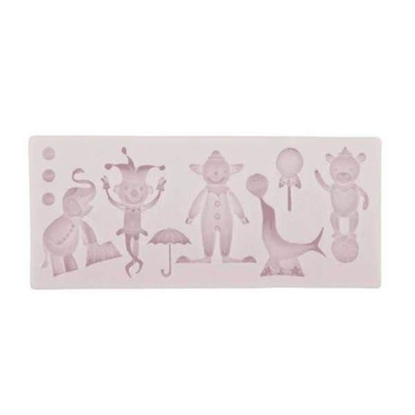 Circus Themed Silicone Mold - Clown