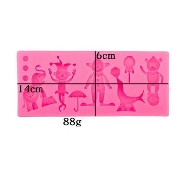 Circus Themed Silicone Mold - Clown