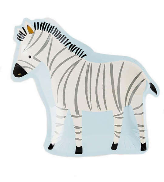 Zebra Paper Plates (8 Plates)