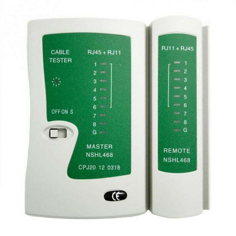 RJ45 RJ11 RJ12 CAT5 UTP LAN Cable Tester Network Cable Tester Networking Tool Repair