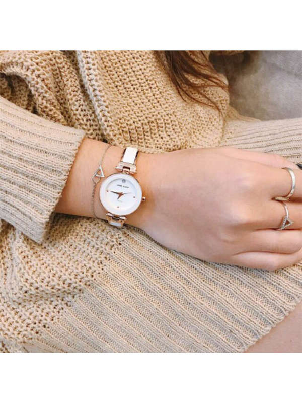 Anne Klein Watch Diamond Dial - Anne Klein