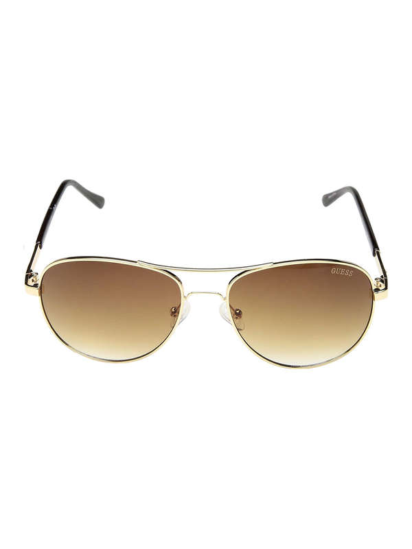 Guess Sunglasses Gold Brown - Guess