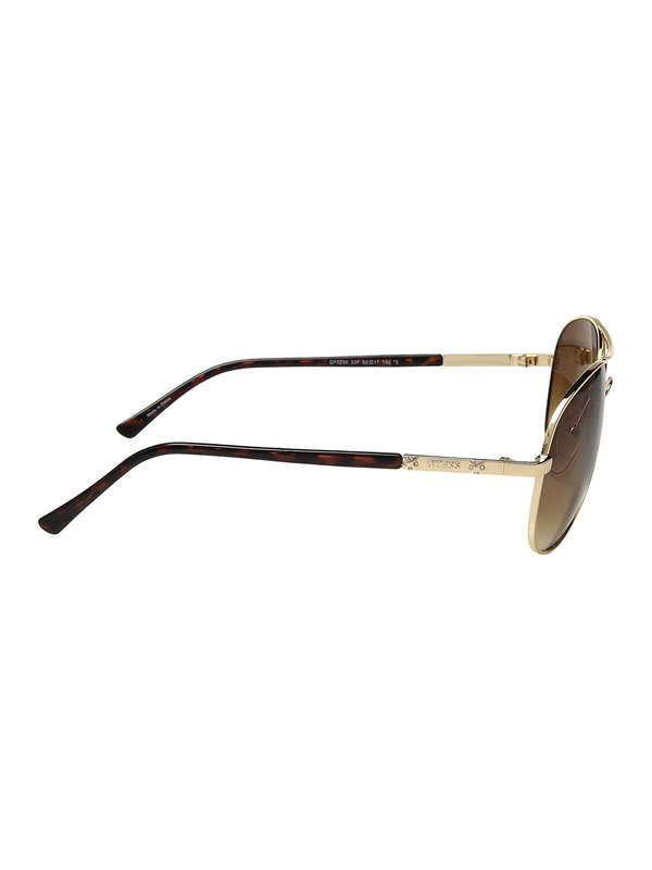 Guess Sunglasses Gold Brown - Guess