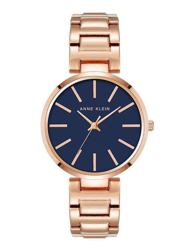 Anne Klein Watch Navy Rose