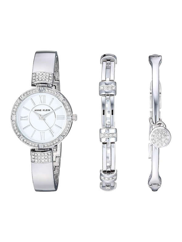 Anne Klein Watch Set Silver