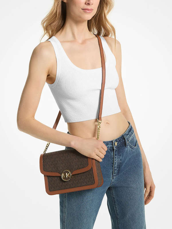 Michael Kors Bag Leida BRN