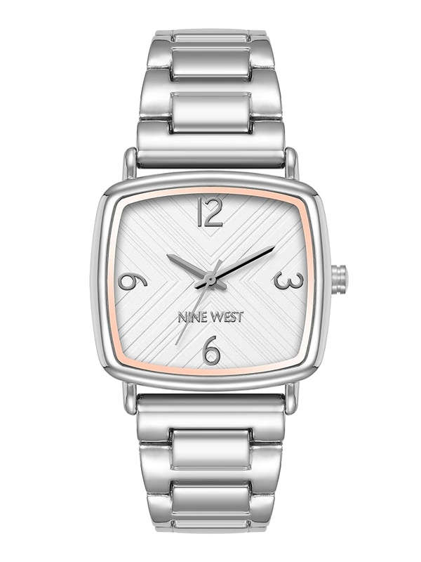 Nine West Watch Sq Silver