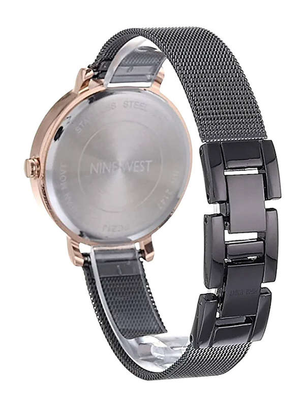 Nine West Watch Black Mesh