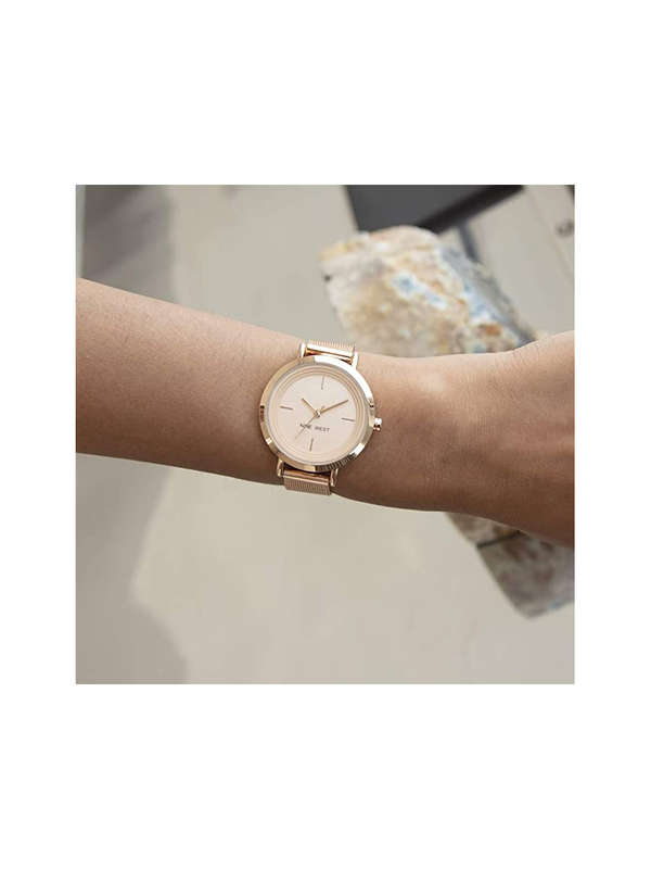Nine West Watch Mesh Rose