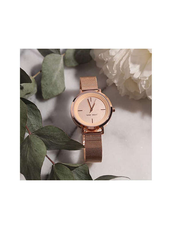 Nine West Watch Mesh Rose