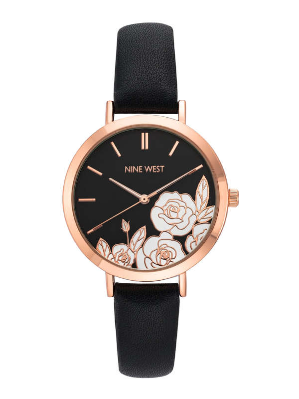 Nine West Watch Floral BK
