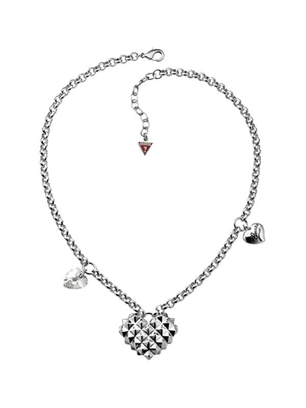 Guess Necklace Cubic Heart