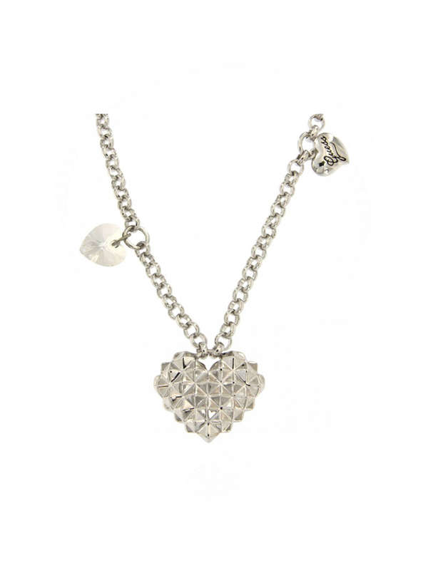 Guess Necklace Cubic Heart