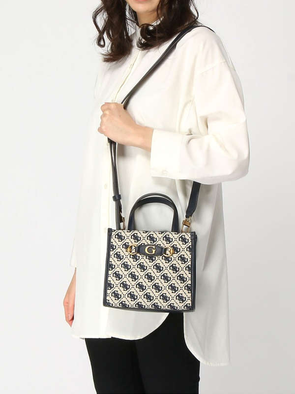 Guess Mini Tote Izzy Navy
