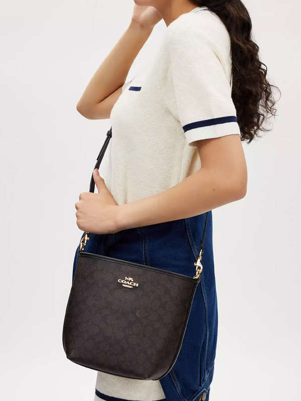 Coach Bucket Bag City Walnut