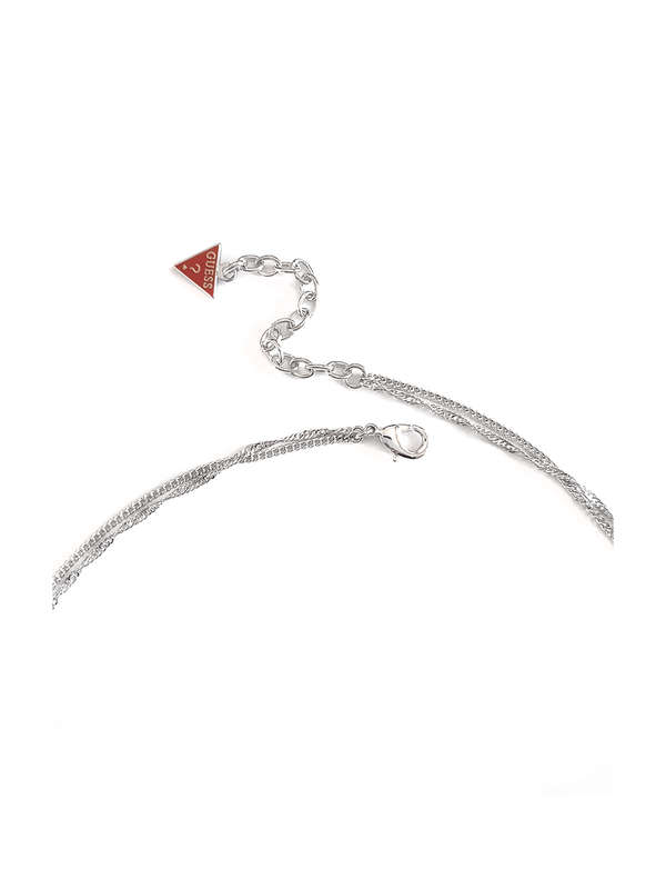 Guess Necklace Butterfly Sil