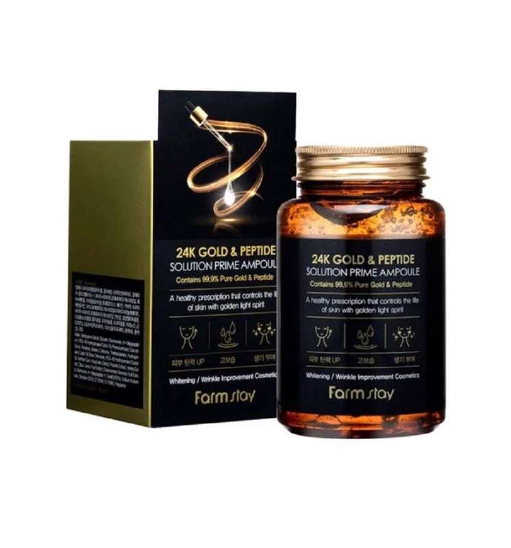 Farmstay 24K Gold & Peptide Solution Prime Ampoule 250ml