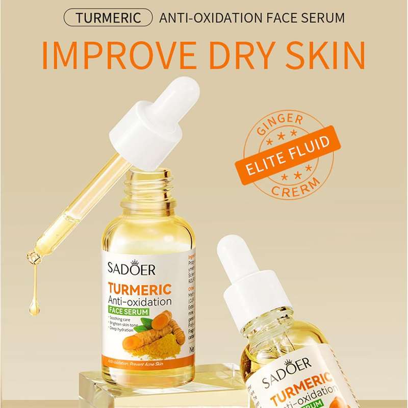 Turmeric Anti-Oxidation Face Serum & Cleanser