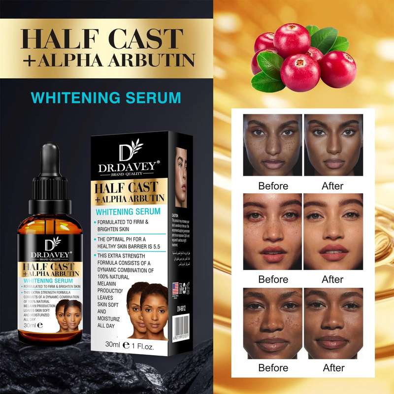 DR.Davey Half Cast +Alpha Arbutin Brightening Serum