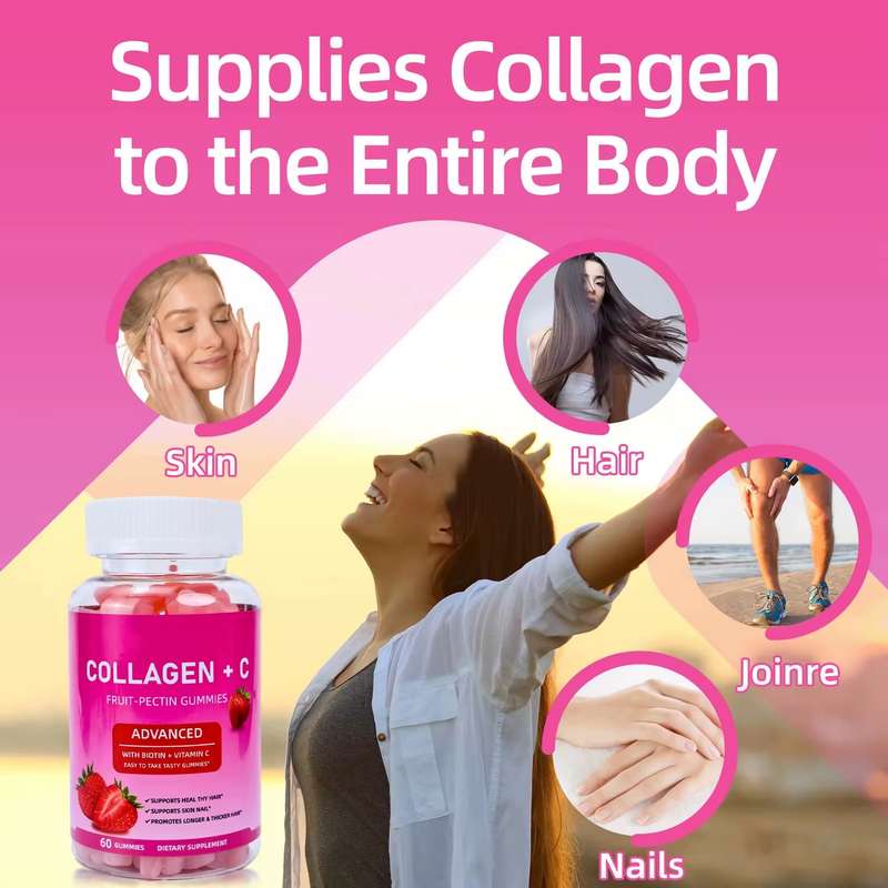 Collagen + C Fruit-Pectin 60 Gummies