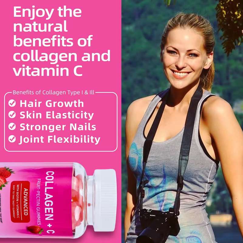 Collagen + C Fruit-Pectin 60 Gummies