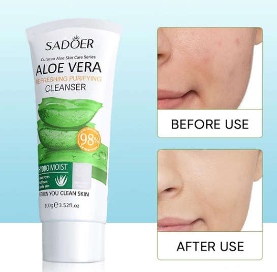 Sadoer Refreshing Purifying Aloe Vera Facial Cleanser 100g