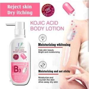 Dr Davey Kojic Acid Body Lotion with Niacinamide and Vitamin B3