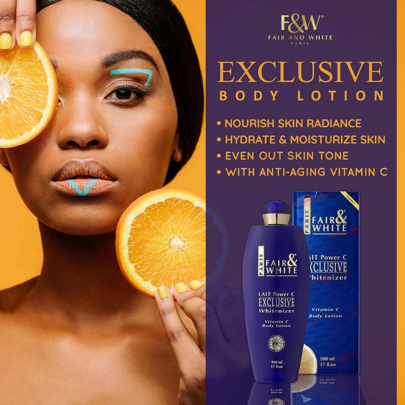 Fair & White Exclusive Brightening Body Lotion with Vitamin C  500ml
