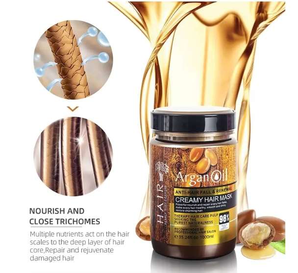 Lightness Argan Oil Anti Hair Fall & Renewal Creamy Hair Mask