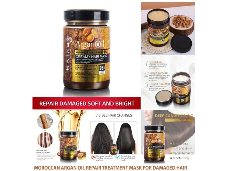 Lightness Argan Oil Anti Hair Fall & Renewal Creamy Hair Mask