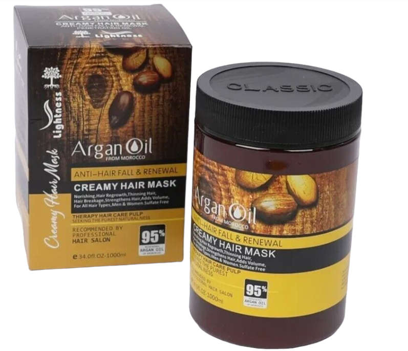 Lightness Argan Oil Anti Hair Fall & Renewal Creamy Hair Mask